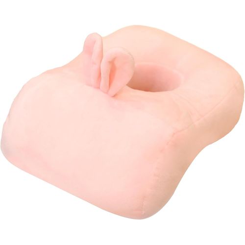 Kalanka-Cutiituu Oreiller De Sieste De Bureau En Coton  Mmoire De Forme,Coussin De Piercing D'oreille Avec Trou Pour Le Bras,Oreiller De Sieste En Coton Pp Respirant,Coussin De Sieste Doux (Rose)
