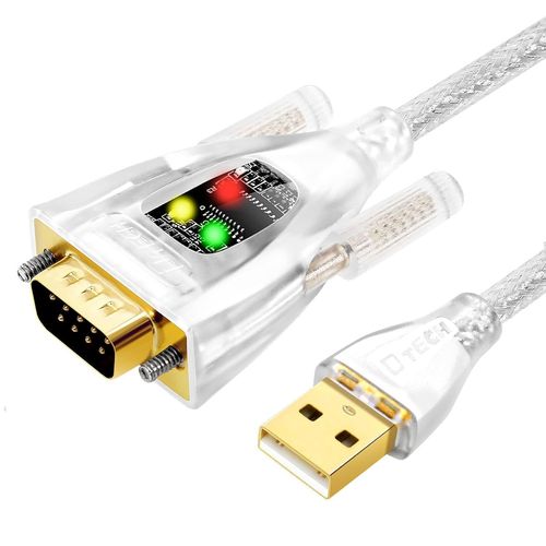 KALANKA-DTECH Adaptateur USB vers srie 1 m - Caractristiques : puce FTDI DB9 9 broches RS232 vers USB