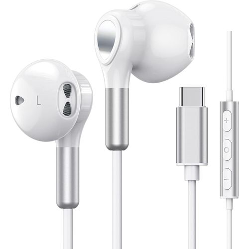 KALANKA-Ecouteur USB C pour Samsung Galaxy S23 S24 S22 Ultra S21 S20 A54 A55, couteurs USB Type C Intra Auriculaires avec Micro et contrle du Volume pour iPhone 16 15 Plus Pro MAX, Pixel 8 7 Pro 6,
