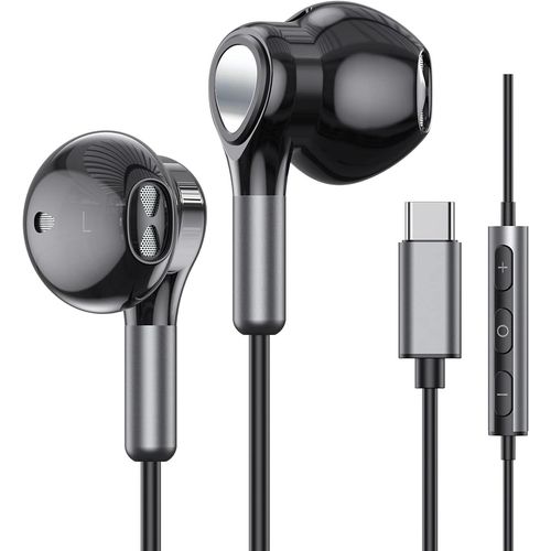 KALANKA-Ecouteur USB C pour Samsung Galaxy S23 S24 S22 Ultra S21 S20 A54 A55, couteurs USB Type C Intra Auriculaires avec Micro et contrle du Volume pour iPhone 16 15 Plus Pro MAX, Pixel 8 7 Pro 6,