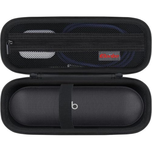 KALANKA-tui de transport pour Beats Pill (version 2024) - Haut-parleur Bluetooth portable, sac de rangement pour haut-parleur Beats Pill, poche en maille pour chargeur, noir