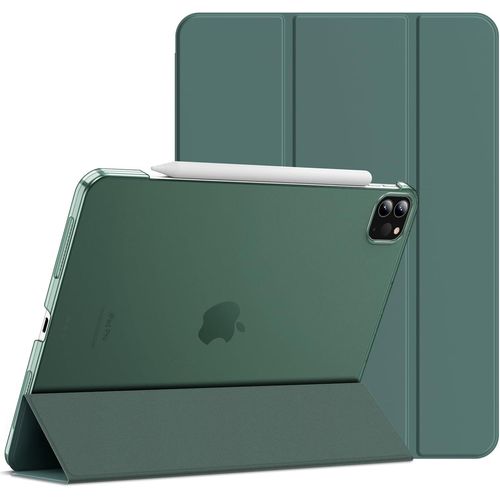 Kalanka-tui Pour Ipad Pro 11 Pouces, Modle 2022/2021/2020/2018, Support La Charge De Pencil, Housse Coque Intelligent Rveil/Sommeil Automatique (Vert Brumeux)