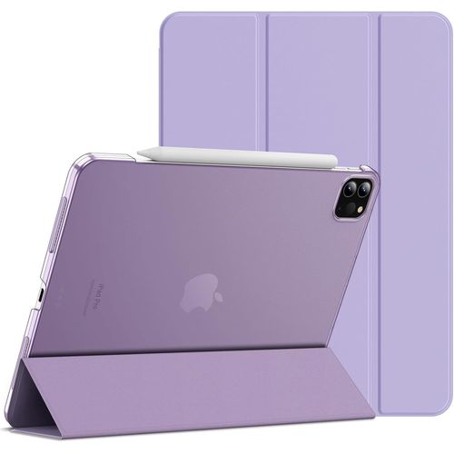 Kalanka-tui Pour Ipad Pro 11 Pouces, Modle 2022/2021/2020/2018, Support La Charge De Pencil, Housse Coque Intelligent Rveil/Sommeil Automatique (Violet Clair)