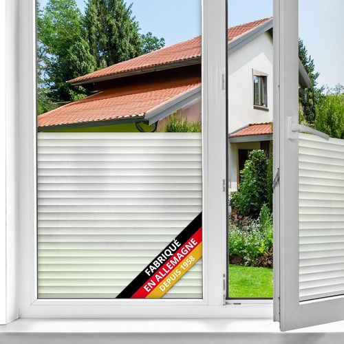 Kalanka-Film Fentre Anti Regard Autocollant Store Vnitien 45 Cm X 2 M - Opaque Adhsif Et Dcoratif Brise-Vue Cache Occultant Pour Vitre, Vitrage, Douche