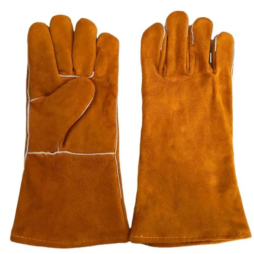 Kalanka-Gants De Soudeur Rsistants  La Chaleur Et  L'usure, Vtements De Soudage Ignifuges Doubls De Cuir, Protection  Haute Temprature Pour Souder, Four, Grill, Barbecue, Pole  Manches Longu