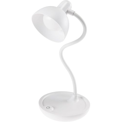 Kalanka-Lampe De Table 3x Pile Aa 25cm Col De Cygne Dimmable Lampe De Lecture Led Blanc Chaud 3000k Blanc
