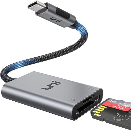 KALANKA-Lecteur de Carte USB C vers SD/MicroSD, Solide Aluminium Adaptateur Carte Mmoire USB C [Thunderbolt 3], Compatible avec Serie iPhone 15 MacBook Pro Air iPad Pro Android Galaxy S23 XPS 15