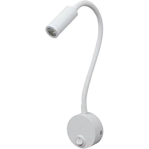Kalanka-Led Col De Cygne Lecture Murale Lumire, Liseuse Murale Chambre Avec Interrupteur 3w Lit Lampe Liseuse Lampe De Chevet Rglable  360 Pour Bureau, Chambre, Htel (Lumire Blanche)