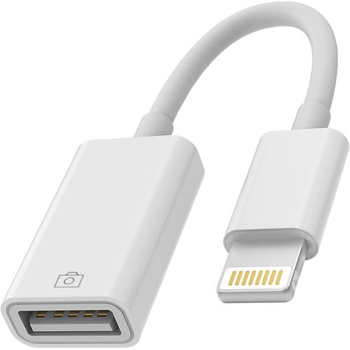 KALANKA-Lightning vers Jack Cable Adaptateur USB Iphone Certifi Apple MFI USB A Prise OTG Camera pour 14 13 12 11 Pro Max 7 8 Plus X Se XS XR Ipad Air 3.0 Prise Cle Convertisseur Flash Disque Stick