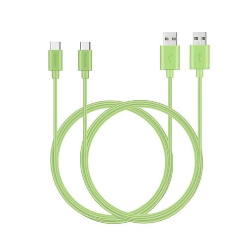 KALANKA-(Lot de 2, 1,8m Cbles USB Type C vers USB 2.0 Extra Long de Donnes et Charge pour Samsung Galaxy S8, S8 Plus, Nexus 6P, LG G6, new MacBook, Google Pixel XL, OnePlus et plus (Ver)