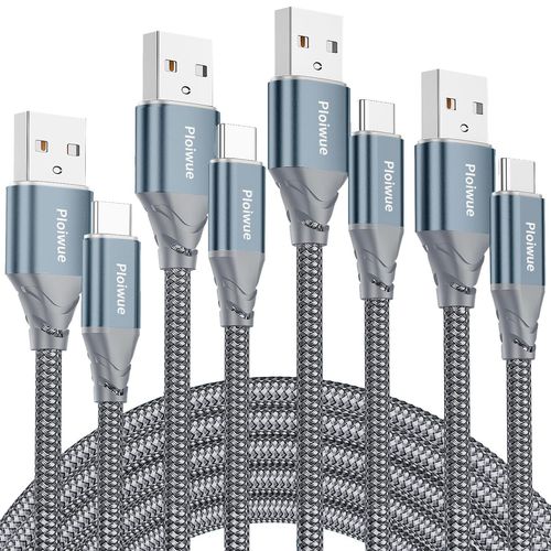 KALANKA-Lot de 4 cbles USB C - 2 m + 2 m + 3 m + 3 m