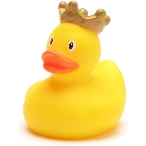 KALANKA-Mini King Canard en caoutchouc Jaune | | Bathduck | L: 4,5 cm