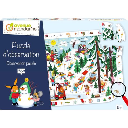KALANKA-MY MANDARINE PU028C - Un Puzzle d'Observation ''Cherche et Trouve'' de 76 pices