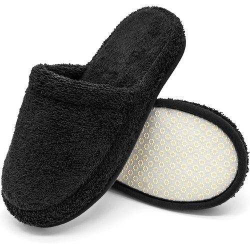 Kalanka-Pantoufles De Bain En ponge \U2013 Chaussons Invits En Coton Avec Mousse  Mmoire, Antidrapants, Lavables \U2013 Pour Htel, Spa, Sauna \U2013 Taille 38\U201342/43\U201346