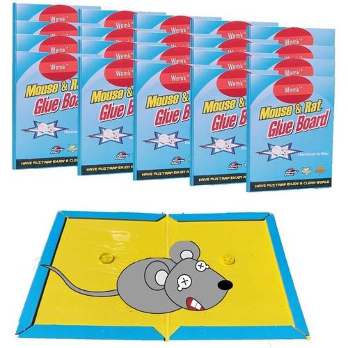 Kalanka-Pige  Souris Et Rat Professionnel - 10 Plaques De Glue Collantes Anti Rongeur - Attrape Souris Ultra Puissant - Pige  Colle Extra Fort -