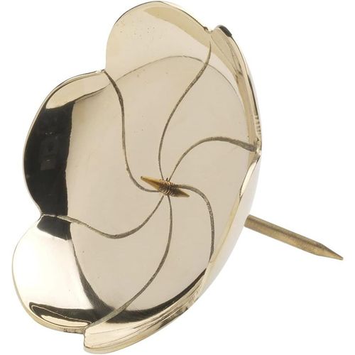 Kalanka-Plateau De Couronne Lotos 10cm Laiton Dor Poli Dessous De Plat Porte-Bougie Plateau De Dcoration Avec pine Dvissable 10755