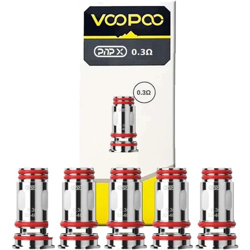 Kalanka : Kalanka-Pnp X Coil 0.15/0.2/0.3/0.45/0.6/0.8/1.0  Dtl Mtl (5 Pcs) Pour Pnp X Pod Tank/Pod Cartridge/Drag S2 / Drag X2 Kit Sans Nicotine (0.3 Ohm)
