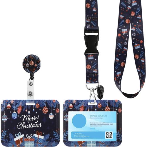 Kalanka-Porte Badge Tour De Cou Porte Cl Avec Swivel Lobster Clasp, Porte Badge D'identification Avec Cordon Tour De Cou, Pour Cls, Carte D'tudiants, Carte Bus