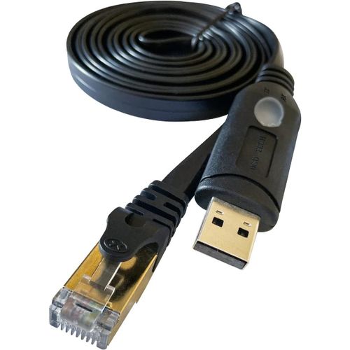 KALANKA-SH-RJ45E USB to Console Cable with CH340C Chip for 1.8M/5.9FT Router Switches