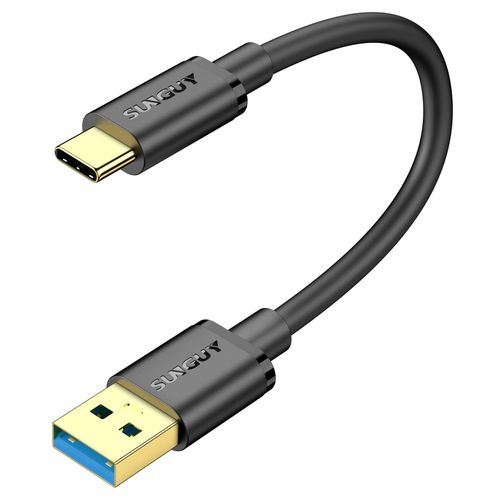 KALANKA-Short USB C Cable, 10 cm 10Gbps USB to USB C, USB C Cable Fast Charge for iPhone 16/15 Pro Max Plus, Android Auto, Galaxy S22/S23, Huawei P20/50 Pro, Google Pixel, MacBook Pro 2020