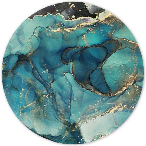 KALANKA-Tapis de Souris avec Bord Cousu, Tapis de Souris de qualit suprieure, textur, impermable, Base en Caoutchouc antidrapant, Accessoires de Bureau,Encre Abstraite Tempera