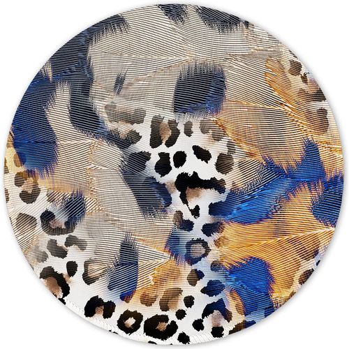 KALANKA-Tapis de Souris avec Bord Cousu, Tapis de Souris de qualit suprieure, textur, impermable, Base en Caoutchouc antidrapant, Accessoires de Bureau,Impression lopard