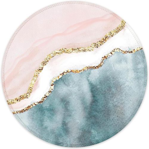 KALANKA-Tapis de Souris avec Bord Cousu, Tapis de Souris de qualit suprieure, textur, impermable, Base en Caoutchouc antidrapant, Accessoires de Bureau,Style Nordique