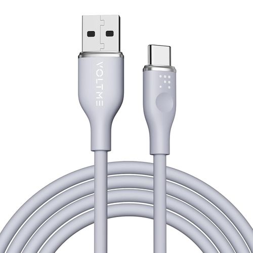 KALANKA-USB to USB-C Cable 1.8 m Grey, USB 2.0 3A Fast Charger Power Delivery Samsung Ultra Soft, Strong and Flexible