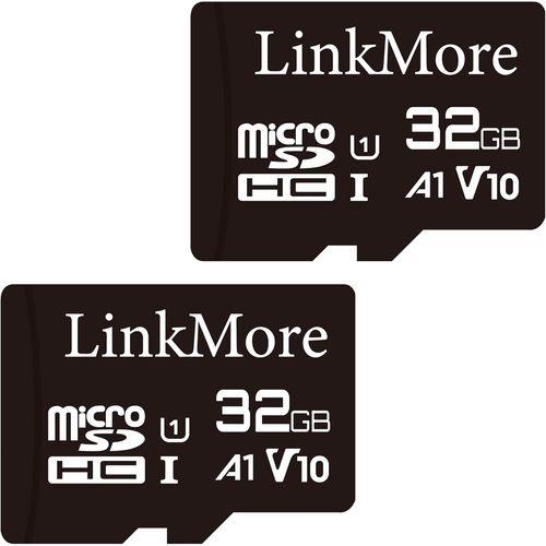 KALANKA-XV11 Lot de 2 Cartes mmoire Flash microSD 32 Go A1, UHS-I, U1, V10, Classe 10, Vitesse de Lecture jusqu' 90 Mo/s, Adaptateur SD Inclus