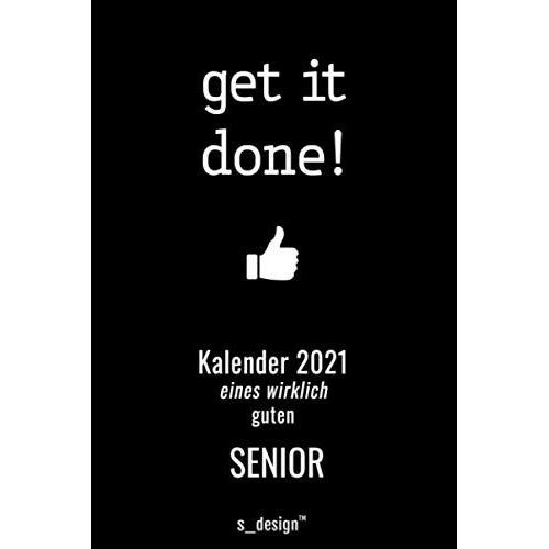 Kalender 2021 fuer Senioren / Senior / Rentner / Rentnerin 