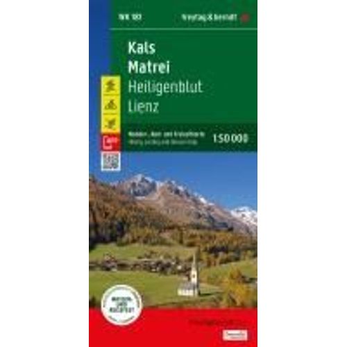 Kals - Matrei, Wander-, Rad- Und Freizeitkarte 1:50.000, Freytag & Berndt, Wk 181    Format Carte Plan 