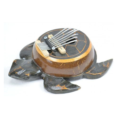 Karimba / Sanza / Piano A Pouce Noix De Coco Forme Tortue