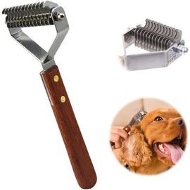 Brosse pour chien Venteo Fur Daddy Sweeper Brush - Brosse anti poils animaux  -™ - Ramasse poils chat / chien - Violet et Gris - Pour Canapé/Vêtements/Voiture