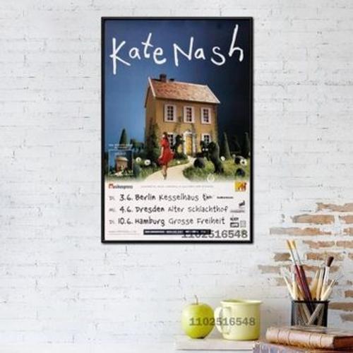 Kate Nash C Affiche En Toile, Peinture Murale,Mpression Murale Poster Pour Salon Chambre  Coucher DCor Sans Cadre(100*150cm)