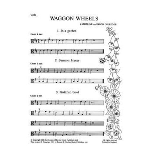 Katherine And Hugh Colledge : Waggon Wheels Viola Part Only - Boosey & Hawkes