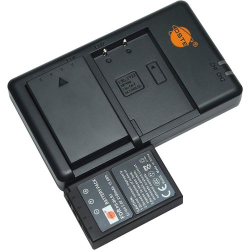 Kathlelxh-Ps-Bls1, Bls-1 Lot De 2 Batteries De Rechange Rechargeables Et Double Chargeur Compatible Avec Olympus Pen E-Pl1, E-Pm1, Ep3, Epl3, Evolt E-420[H1744]