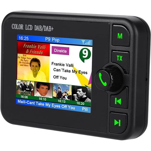 Kathlelxh-Radio Dab De Voiture Lcd 2,4 Pouces, Dcodage Dab, Large Gamme De Frquences, Radio Fm Numrique Radio Dab De Voiture, Radio Portable Fm Radio Numrique De Voiture[H1835]