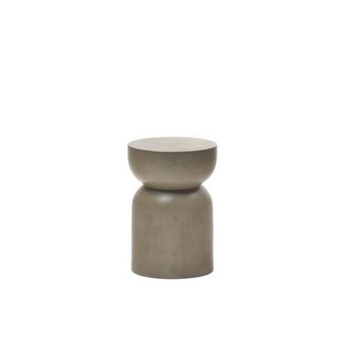 Kave Home - Table Auxiliaire De Jardin  32 Cm Ciment Garbet - Gris