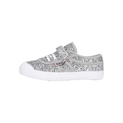 Kawasaki Glitter Kids Shoe W/Elastic K202586-Es 8889 Silver - T29