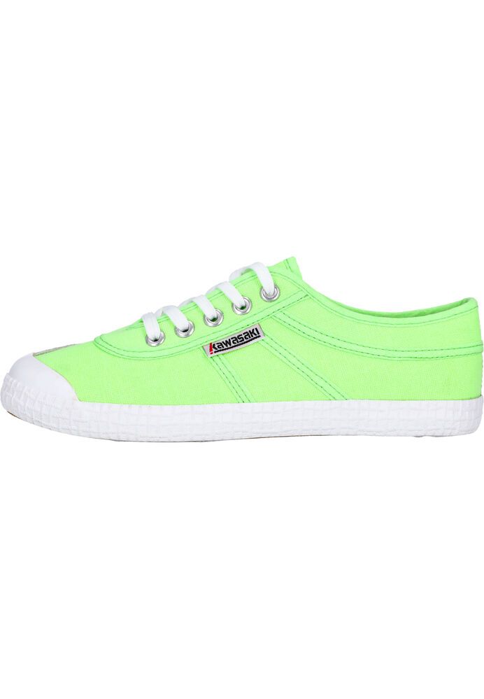 Kawasaki Original Neon Canvas Shoe K202428-Es 3002 Green Gecko - T36