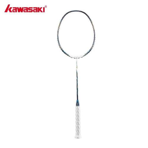 Kawasaki-Raquette De Badminton Master 7 Advanced,3 toiles,Club De Comptition,Entirement En Carbone,Tir Unique - Type Bluegold-With String #B
