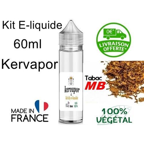 Kervapor : E-Liquide Tabac Blond Mb 12mg 60ml Kervapor