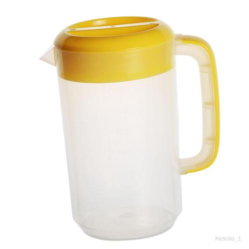 Kesoto Pichet Eau En Plastique Avec Couvercle Ml Clair Tasses Mesurer Ligne D Chelle