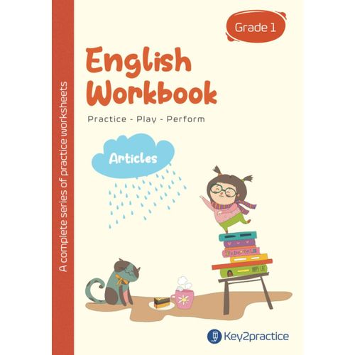 Key2practice Class 1 English Grammar Workbook | Topic - Articles | 23 Colourful Practice Worksheets With Answers | Designed By Iitians:: Grade 1 Articles   de Jain, Indu  Format Broch 