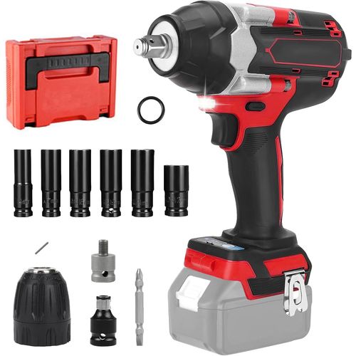 Kgabery-11000 Nm Cl  Chocs Sans Fil Compatible Avec Makita 18v Batterie,1/2