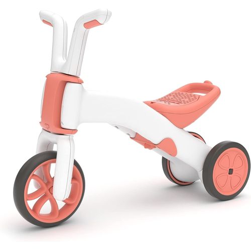 Kgabery-1bunzi-Porteur Bebe Convertible En Draisienne,Trotteur volutif 2 En 1 Avec Sige Ajustable Pour Enfants De 1  3 Ans,Roues Silencieuses Et Durables,Flamingo