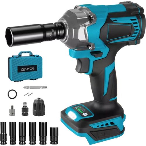 Kgabery-1cl  Chocs Sans Fil Brushless Compatible Avec Makita 18v Batterie,700 Nm 1/2