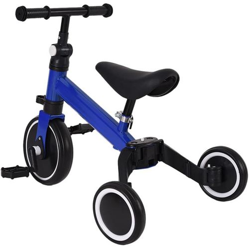 Kgabery-1tricycle volutif Bb,Mini Draisienne,Velo Enfants,Vhicules De Glisse,Tricycle Pour 1  3 Ans,Selle Rglable (2 En 1,Bleu)