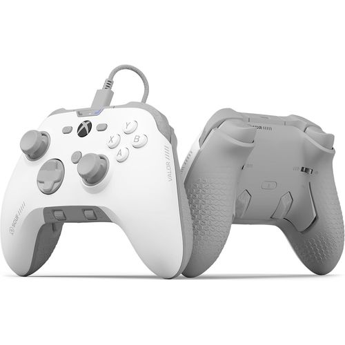 Kgabery-1valor Pro Manette Xbox Performance FilairePalettes Arrire Personnalisables,Gchettes Instantanes,Joysticks  Effet Hall,Commandes Audio,Xbox Series X|S,Xbox One,Windows PcBlanc