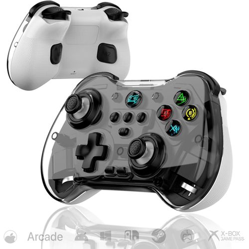 Kgabery-1wireless Controller For Pc/Android/Ios/Switch Bluetooth Gamepad With Hall Linear Trigger&joystick/Turbo/Back Key,Support Steaming/Cloud Gaming